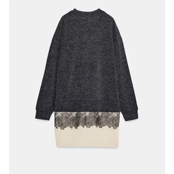 Zara Soft Effect Combination Dress - Picture 7 of 8